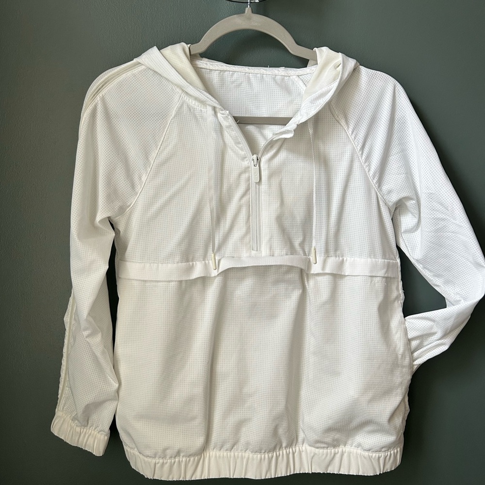 Lululemon athletica White Lightweight Packable Jacket
